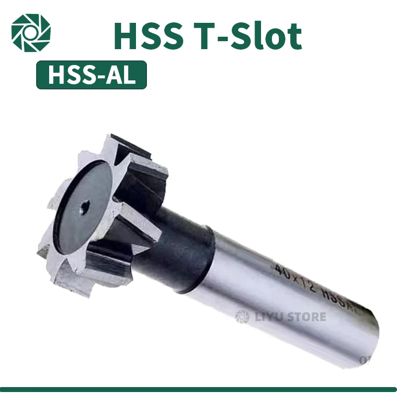 T Slot Milling Cutter for Metal HSS Woodruff Key Seat Router Bit Thickness 1-12mm Diameter 8-50mm