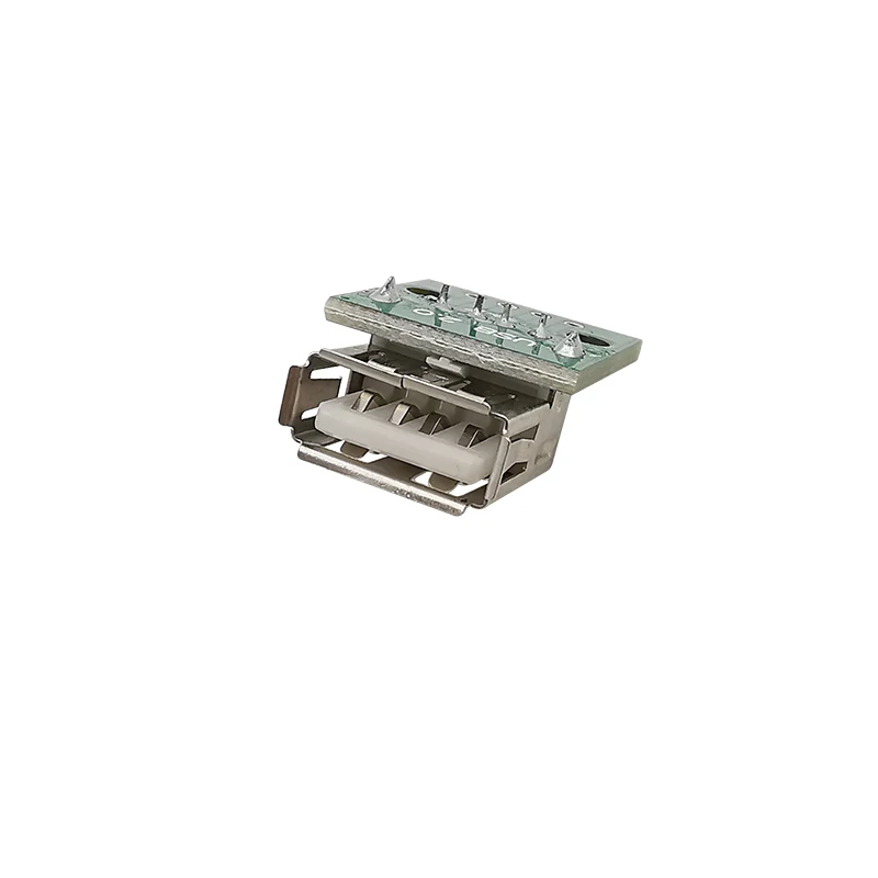 10Pcs USB 2.0 Type A Female 4 Pin To DIP 2.54mm Pitch PCB Board Adapter USB Socket Power Data Interface Connector