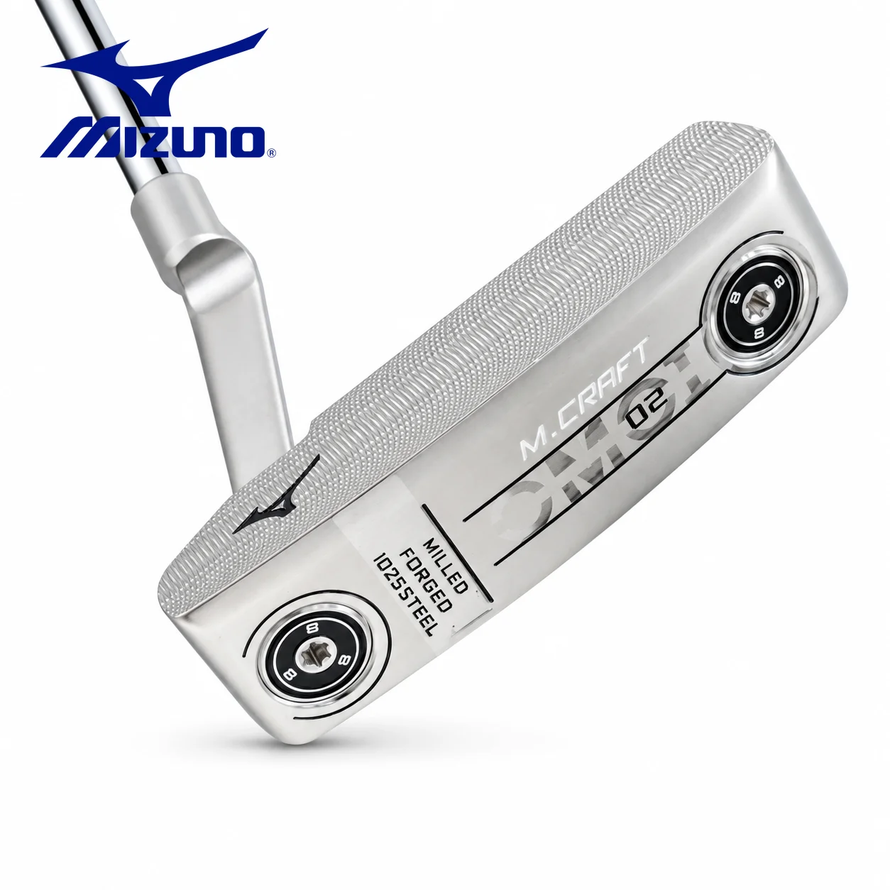 Mizuno M.CRAFT OMOI 02 Linkshänder-Golfputter für Herren, geschmiedetes Weicheisen, CNC-gefräste Klinge, professionelle Sportausrüstung 5KCFP82402
