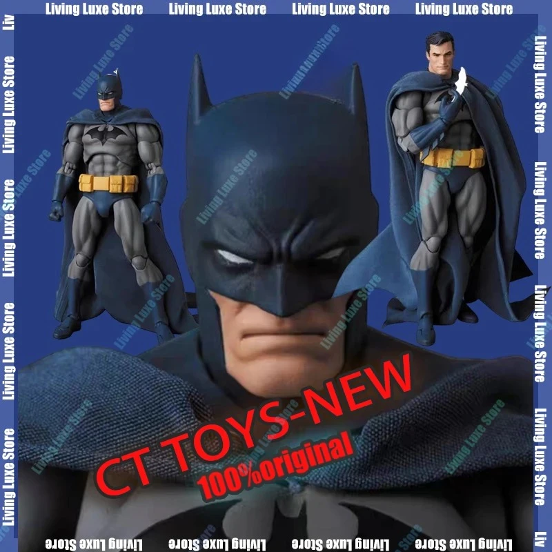 

2025New CT Toys Batman Hush Blue Version Mafex 105 Black Version Dc Bat Man Anime Action Figure Figurine Model Statue Gifts Toys