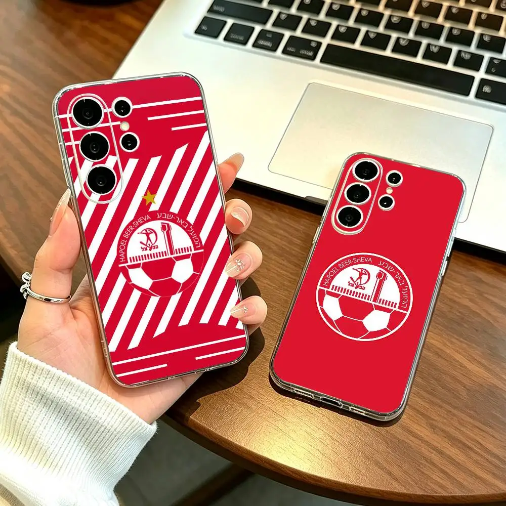 Cool Hapoel B-Beer Sheva F-C logo  Phone Case For Samsung S25,S24,S21,S22,S23,S30,Ultra,S20,Plus,Fe Transparent Cover