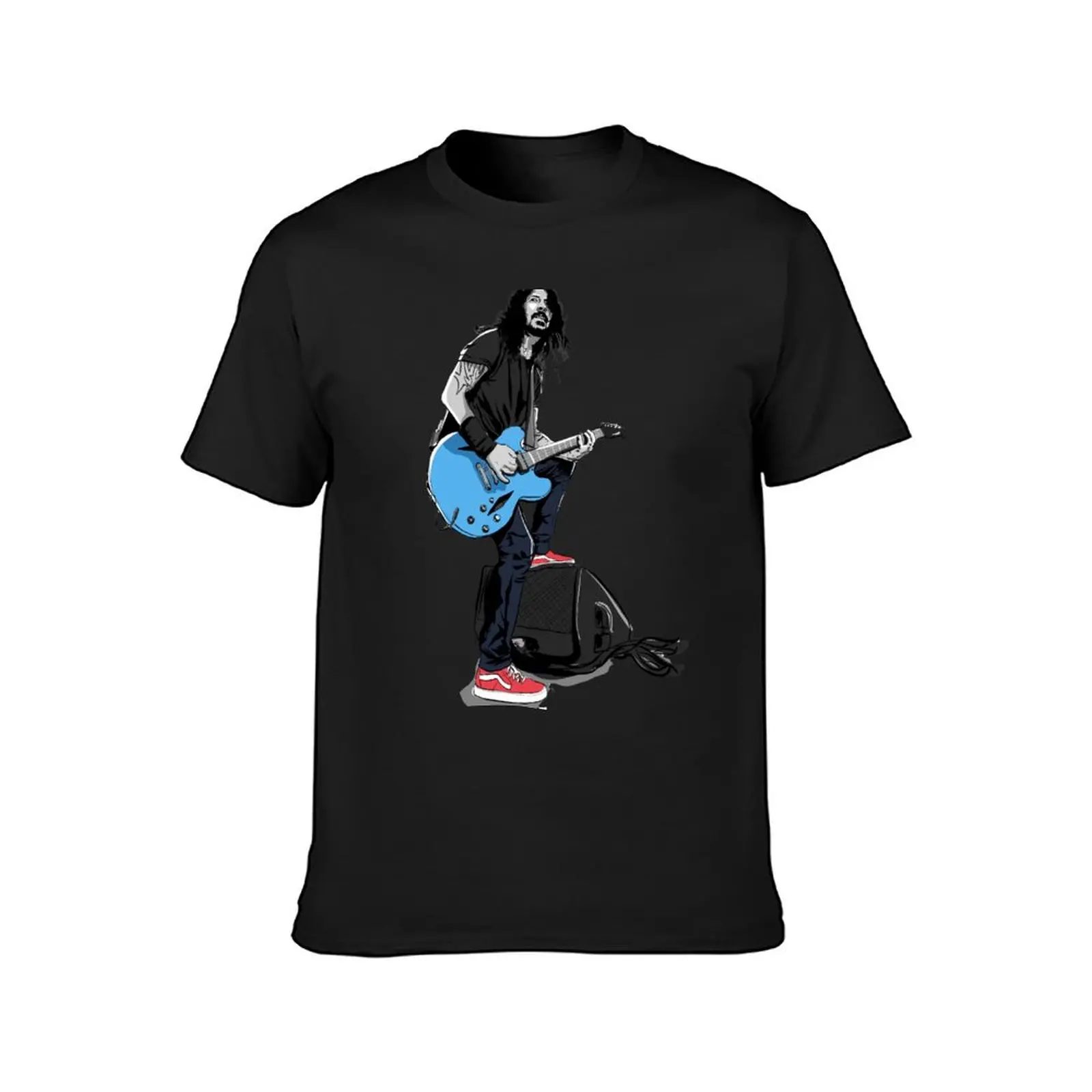 Dave Grohl T-Shirt plain oversized vintage men graphic t shirts