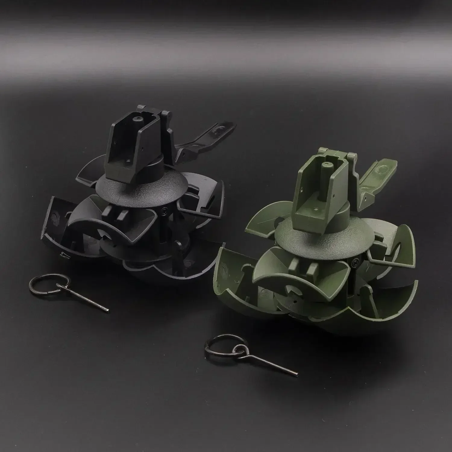 WAirsoft الألوان اليد القنابل اليدوية لعبة التكتيكية حلقة سحب قنبلة يدوية من النايلون نموذج المياه هلام الكرة قاذفة التكتيكية CS لعب الأدوار الدعامة #6