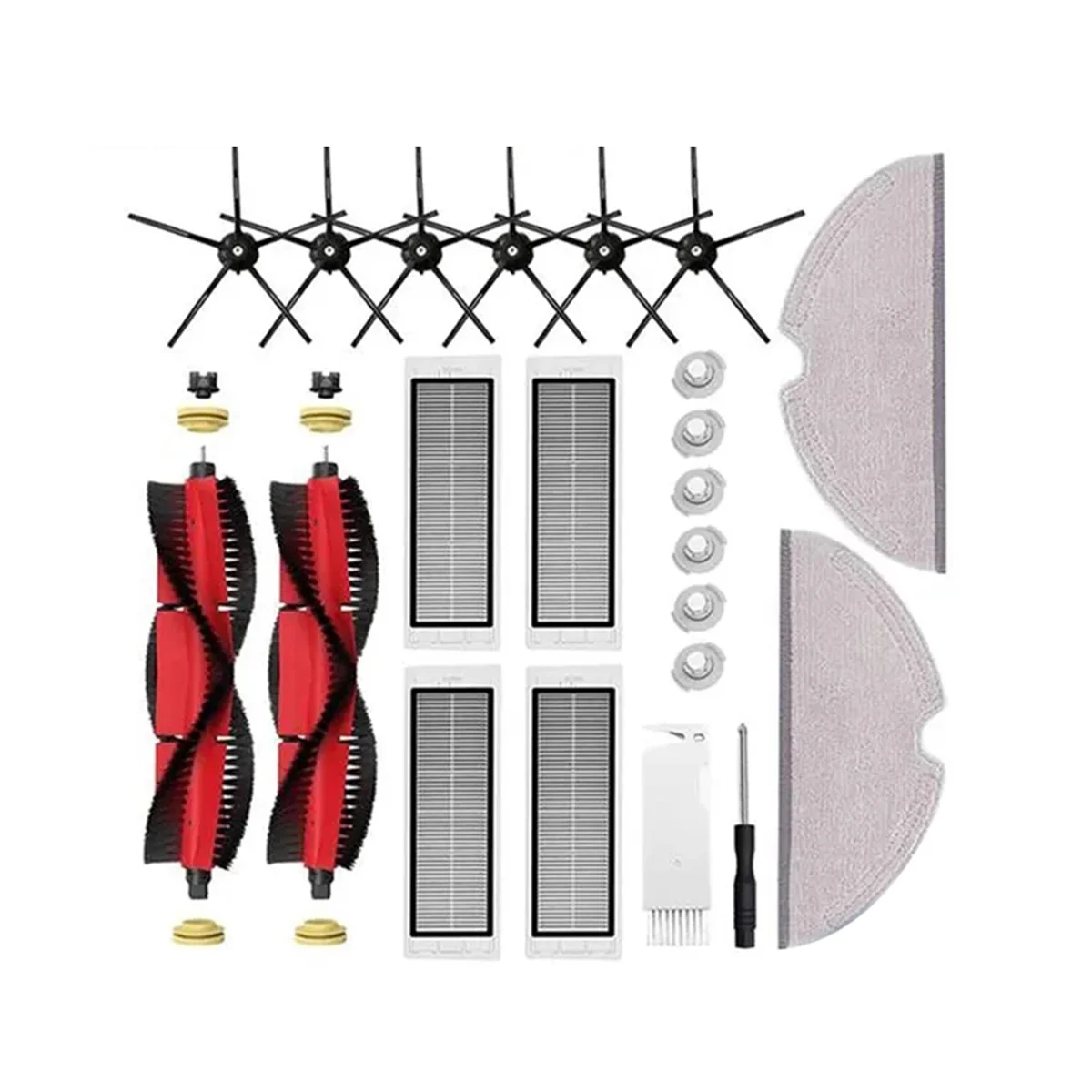 

Для Xiaomi Roborock S5 Max S6 Pure S6 MaxV S5 S51 S50 S55 E25 E35 щетка с фильтром Швабра тканевые аксессуары для пылесоса