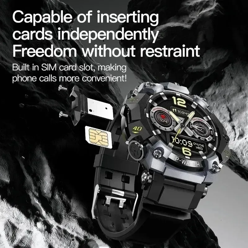 5G/4G Smart Watch, 1.5 Inch AMOLED HD Screen, GPS WiFi Bluetooth, IP68 Waterproof  Smartwatch for Men Women