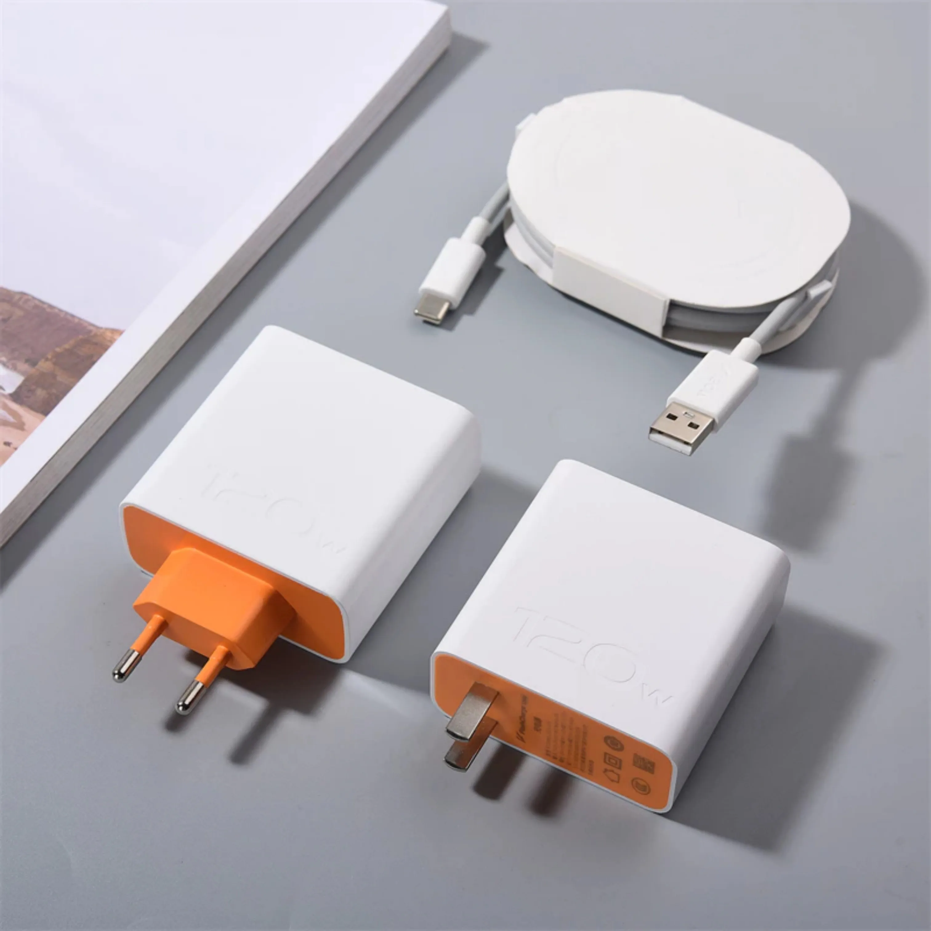 

Vivo IQOO 11 10 9 8 7 6 5 Pro Neo7 X90 X80 X70 Pro Быстрое зарядное устройство 120 Вт Зарядное устройство для флэш-зарядки Адаптер питания для ЕС/США Кабель 6А типа C