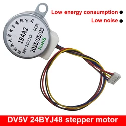 1pc 4-Phase 5-Wire DC Gear Stepper Motor 5V 24BYJ48 Reduction Pure copper Motor for Single Chip Microcomputer/Camera Monitoring