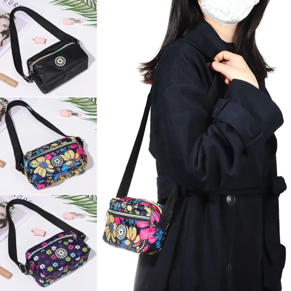 

Женская сумка через плечо Feminina, квадратные сумки, повседневная сумка через плечо, модная нейлоновая сумка для покупок, кошелек