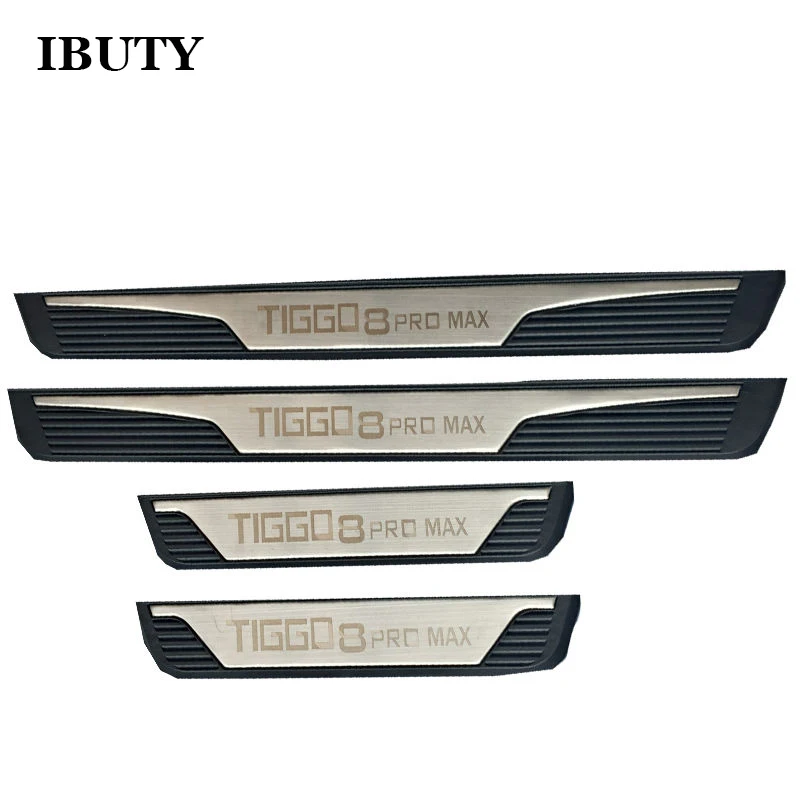 

For Chery Tiggo 8 Pro Max 2024 Car Door Sill Welcome Pedals Outer Threshold Guard Trims Car Styling Protective Strips