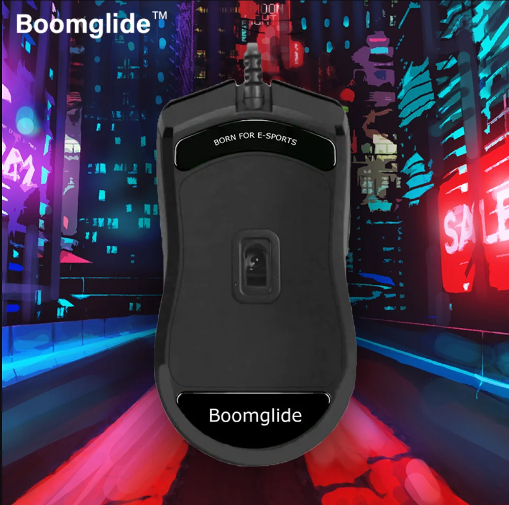 BOomglideガラスマウスフットパッチライザービッパーミニラウンド曲面ガラススケートに適しています