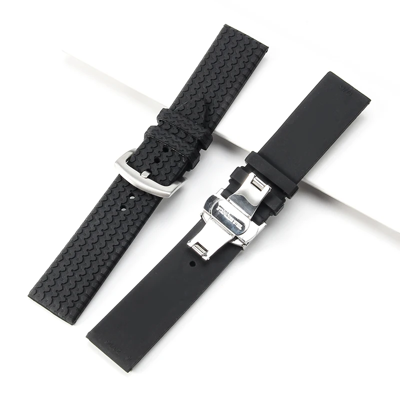 Cinturino per orologio in Silicone per Chopard Chopin Classic Racing 168511 impermeabile resistente al sudore morbido e confortevole cinturino in gomma da uomo 23mm