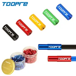 TOOPRE 10pcs/lot Bicycle Cable Cap Aluminum Alloy 4mm 5mm MTB Mountain Road Bike Shift Brake Cable Ends Line Cap Wire Tube Plugs