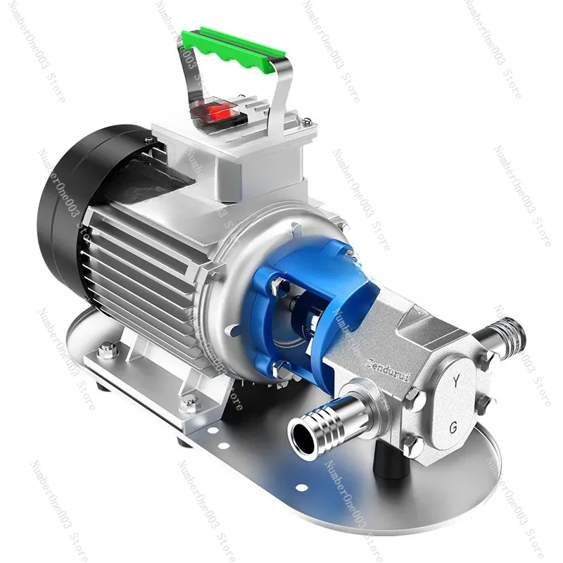 Self-Priming Stainless Steel Pumping Oil Pump, 220 V 380V Gear, High Viscosity, Engine Oil Diesel Cooking Oil Hydraulic