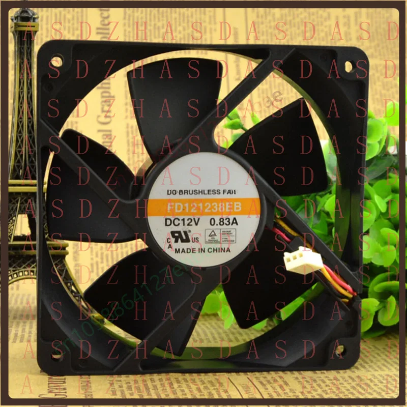 Z  for Y.S.TECH FD121238EB 12038 12V 0.83A 12CM Chassis Cooling Industrial Fan