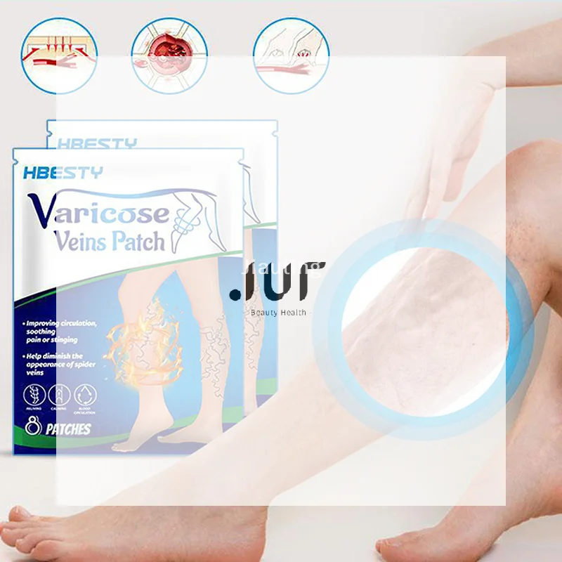 Legs Sore Swelling Plaster Promote Metabolism Promote Smooth  Unisex  Treatment Patch 8PCS/Bag