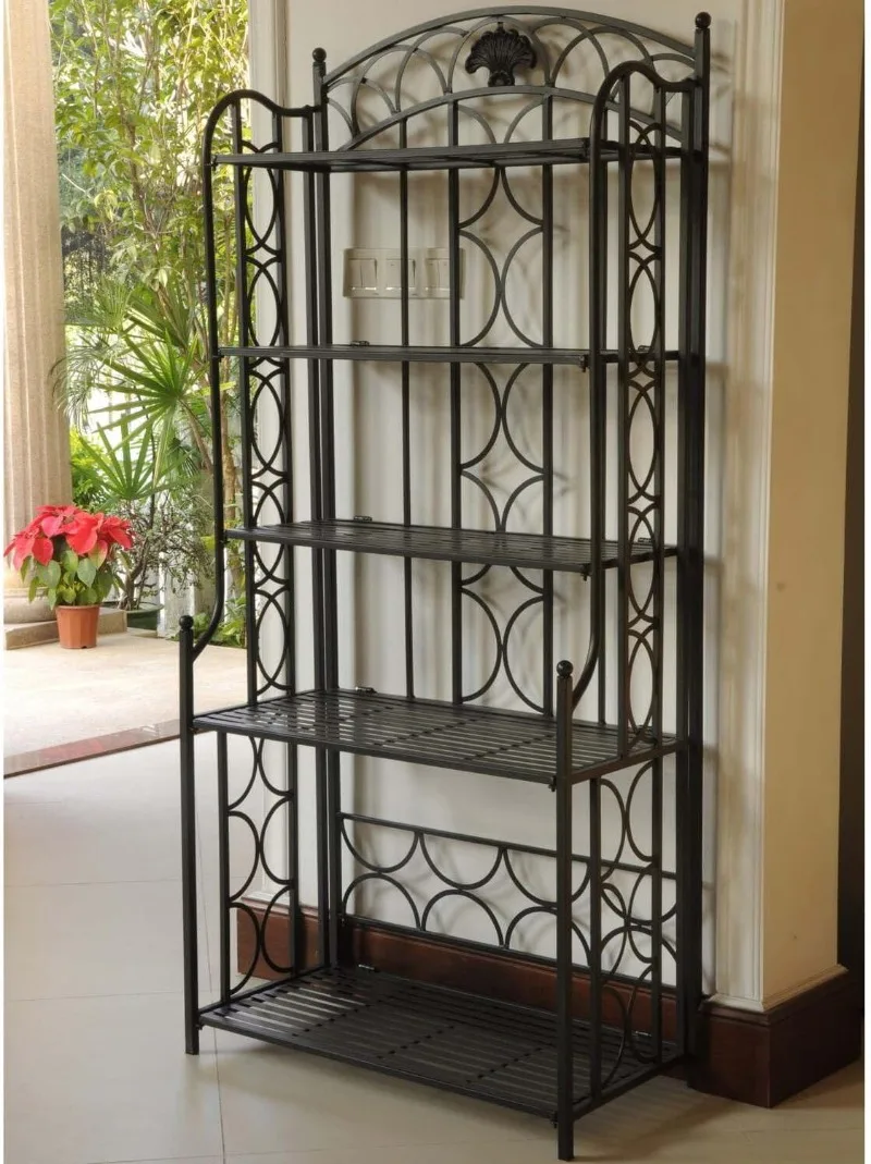 Iron 5-Tier Bakers Rack