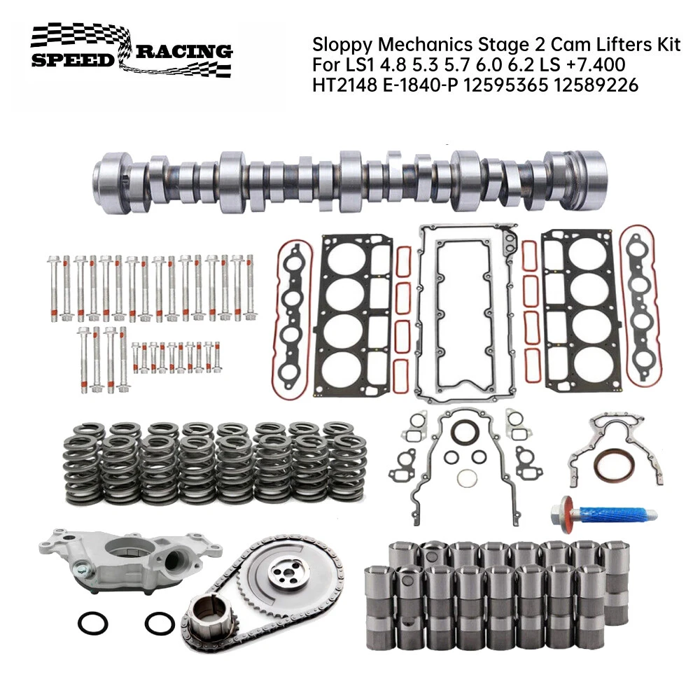

E1840P, E-1840-P PAC-1218 Комплект кулачковых подъемников Sloppy Mechanics Stage 2, для LS1 4,8 5,3 5,7 6,0 6,2 LS +7,400