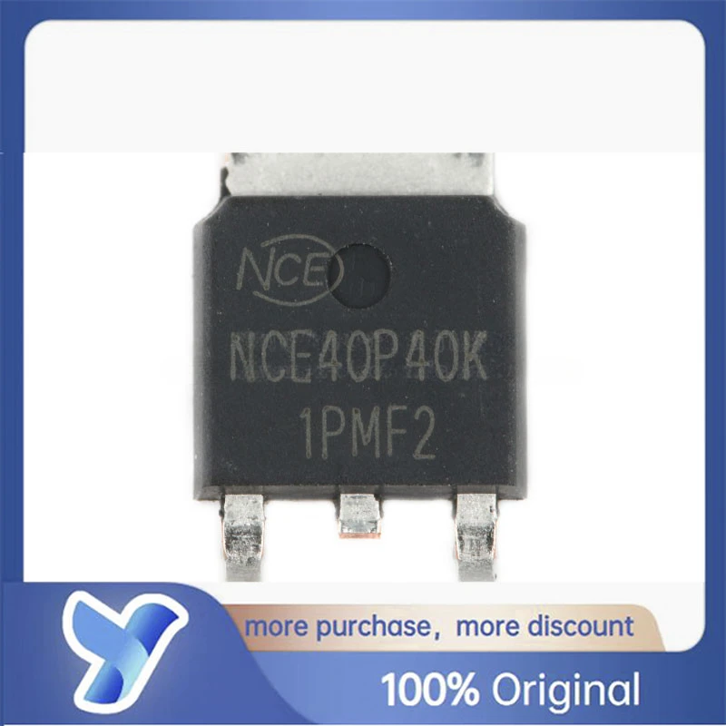 100pcs NCE40P40K 40P40K TO-252-2 40V 40A P-channel MOSFET Alll Nce Series Available