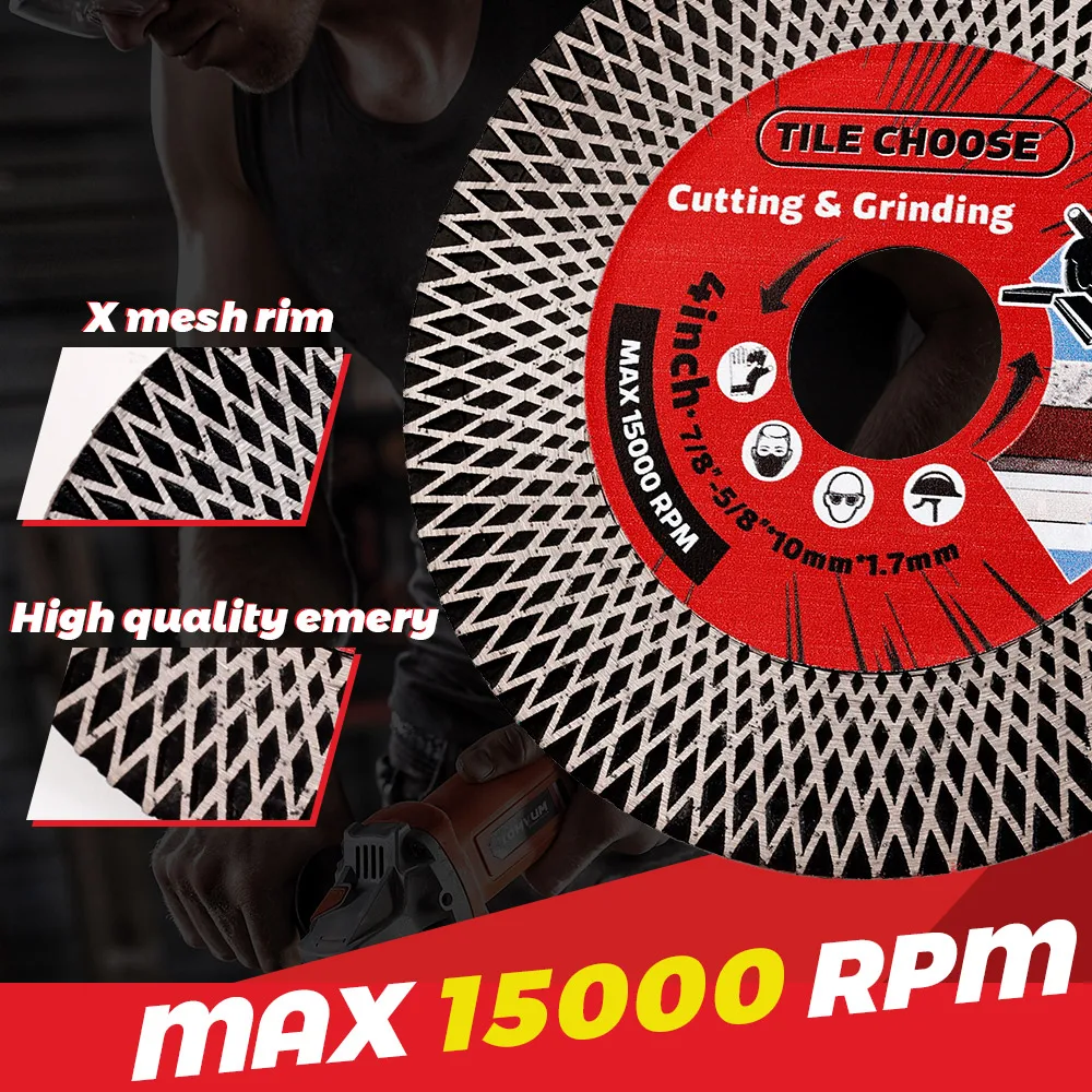 

Casaverde 105 мм лезвие турбоплитки керамические отрезные диски для керамической плитки гранит мрамор резка и шлифовка
