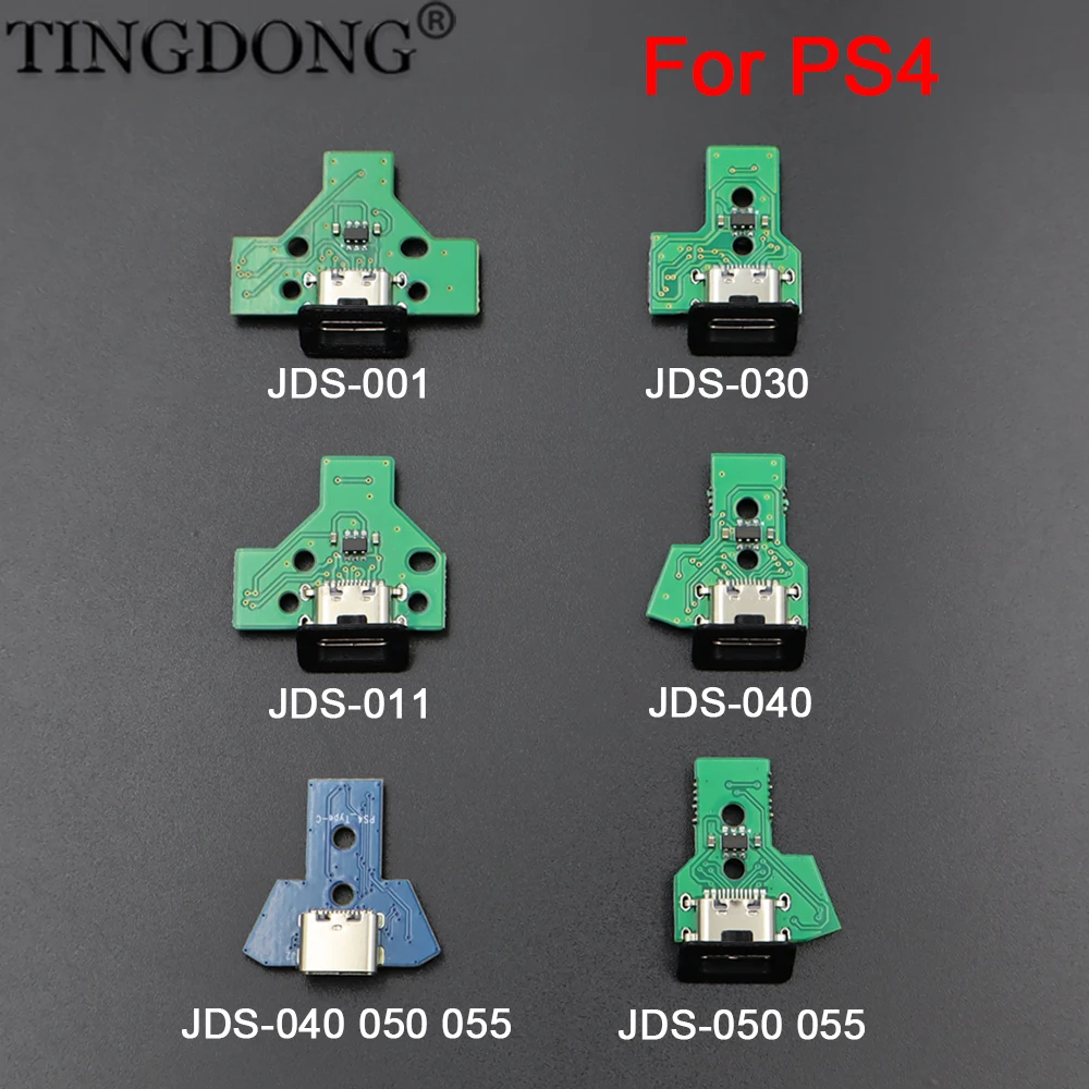 Neu eingetroffen: DIY Typ-C Ladeanschluss für PS4 JDS 001 011 030 040 050 055 Gamepad-Controller – Ersatzteil für Ladeplatine