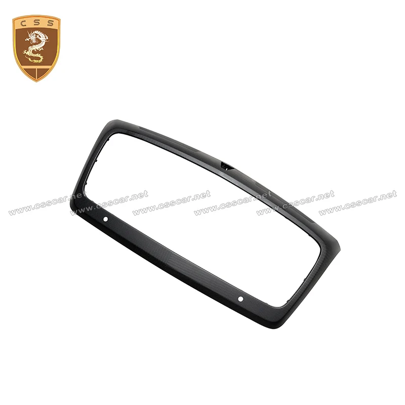 New MSY Style Upgrade Carbon Fiber Original Car Grilles Mesh for Bentley Flying Spur Racing Grid Auto Replace Tunning Accessory - view 6