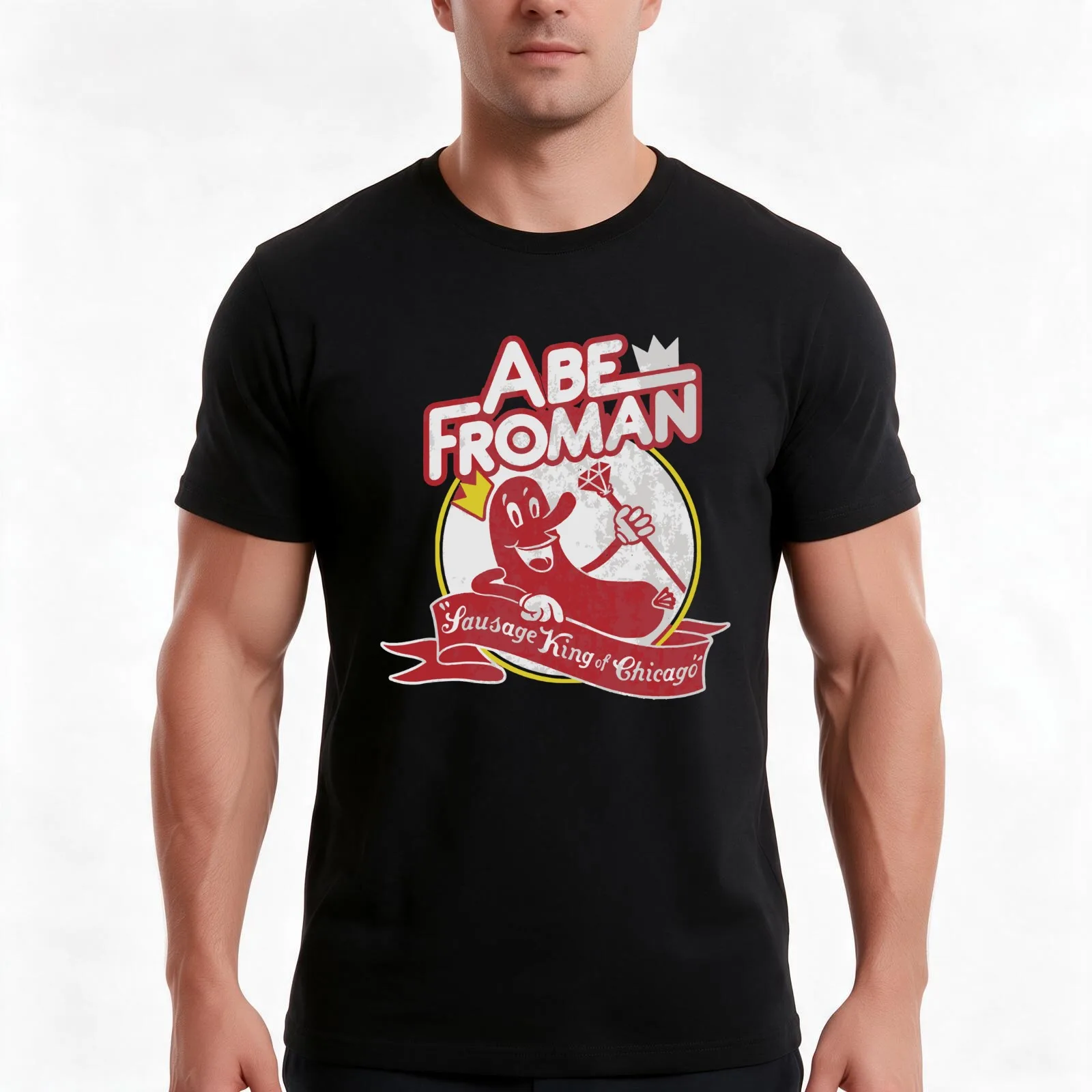 Ferris Bueller Abe Froman T-Shirt, Summer Casual Cotton Tee, Oversized Streetwear Tops, Vintage Graphic Print, Unisex Men Women