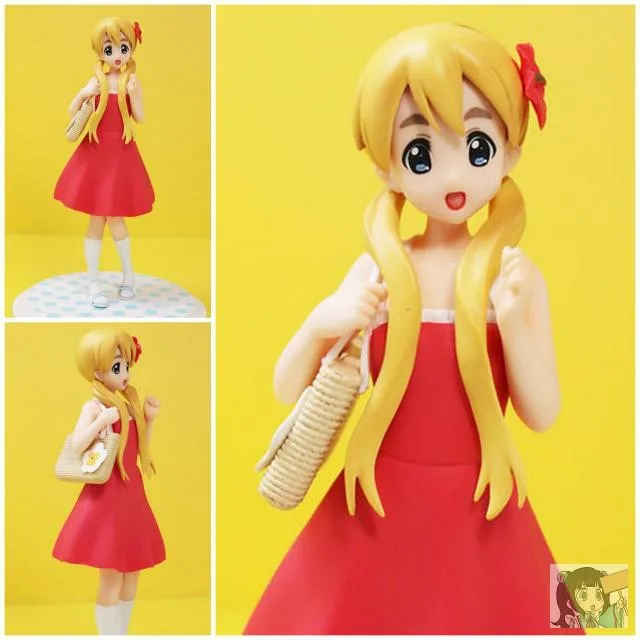 بانداي الأصلي SQ K-ON! هيراساوا يوي تسوموجي ريتسو ميو الصيف التدريب أنيمي عمل أرقام الحلي نموذج هدية