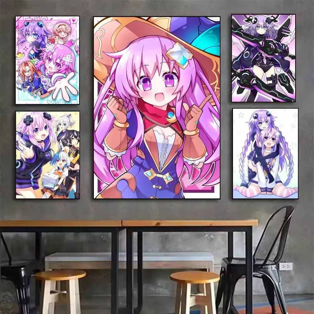 

Neptunia Hyperdimension Neptunia Poster Waterproof HD Art Wall Decal Self-Adhesive Print