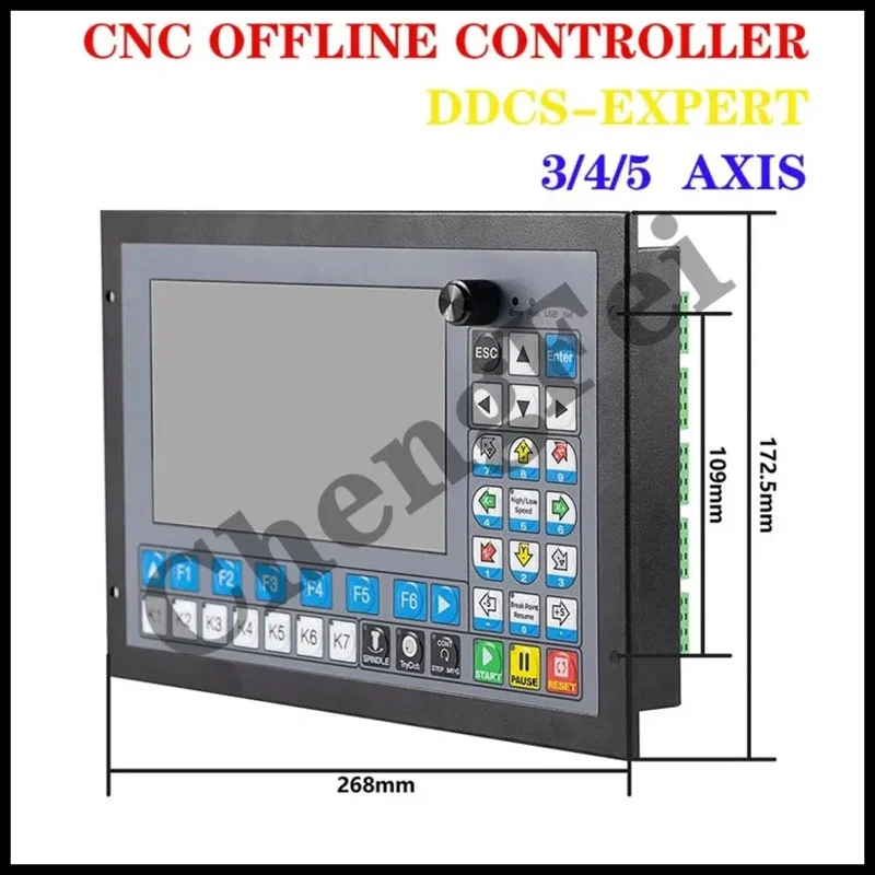 Offer Offline CNC Controller DDCS EXPERT V2 M350 3axis4axis5Axis 1MHz G-Code For Drilling Milling Replace Mach3 Ddcsv3.1 4.1