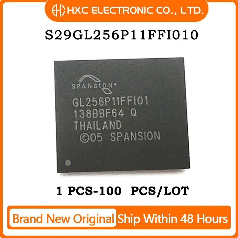 Free Shipping 1PCS/10PCS/50PCS/100PCS S29GL256P11FFI010 FBGA-64 Brand New Original IC Chip