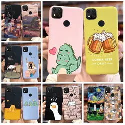 For Xiaomi Redmi 9C NFC Case 6.53'' Cute Fashion Cartoon Cover Soft TPU Phone Case For Xiaomi Redmi 9C 9 C Redmi9C Fundas Bumper