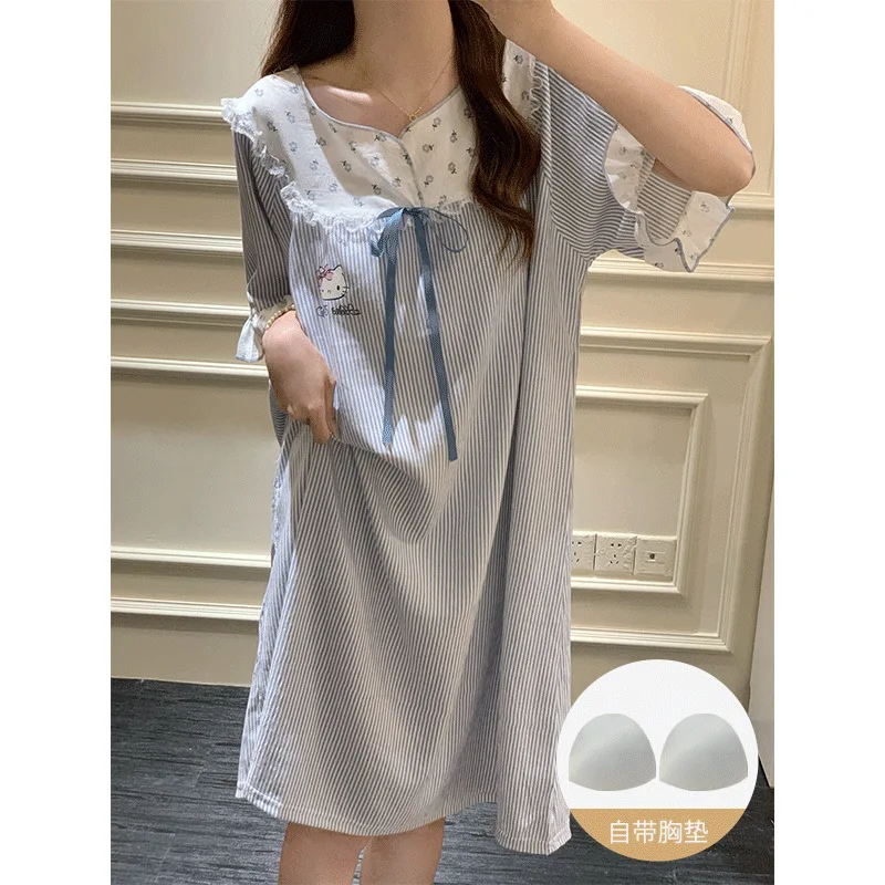 

Элегантное платье в стиле Pure Desire для женщин, пижама из сладкого ледяного шелка, розовая одежда для дома с принтом, платье с открытой спиной и глубоким V-образным вырезом, без рукавов 0Ggx