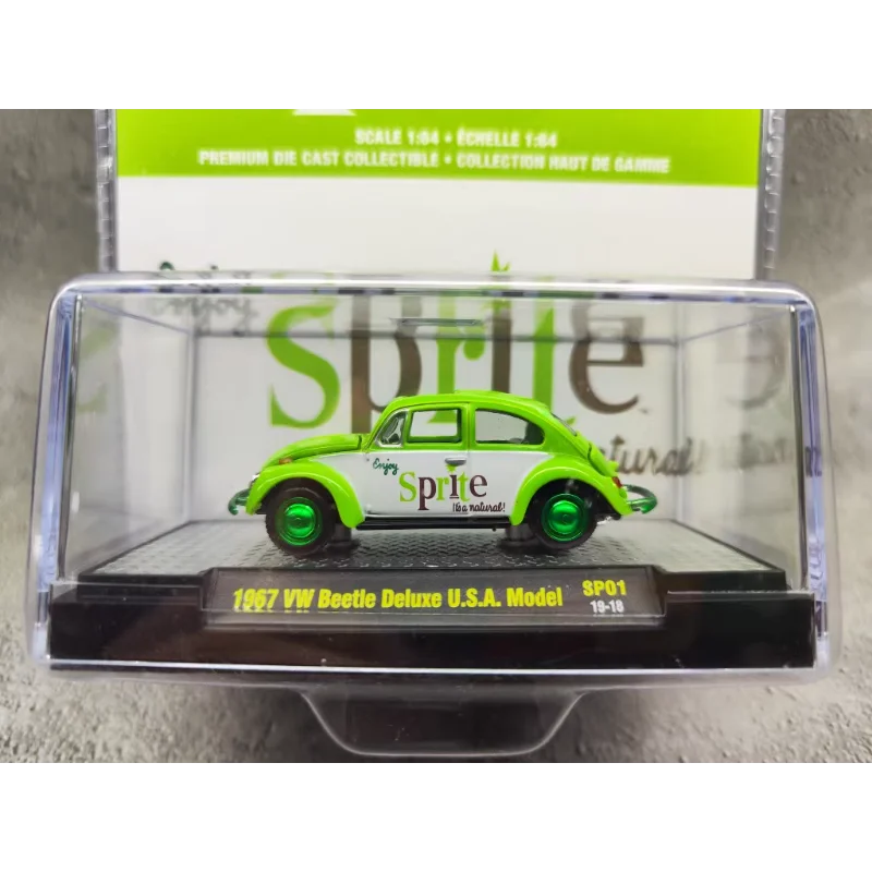 Diecast M2 Machine 1/64 Scale VW Beetle That Can Be Driven Front and Back Alloy Car Model Collectible Toy Gift Souvenir Display