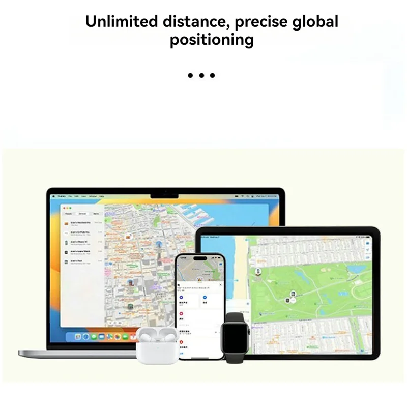 ABGN For Magicard Pro Wallet Tracker Card IP68 Tracking Location GPS Locator Smart Tag Item Tracker For Find My APP