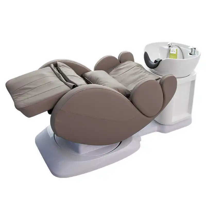 Electric Massage Hair Chair Hair Flushing Bed Rotating Scalp Care Chair Shampoo Bed