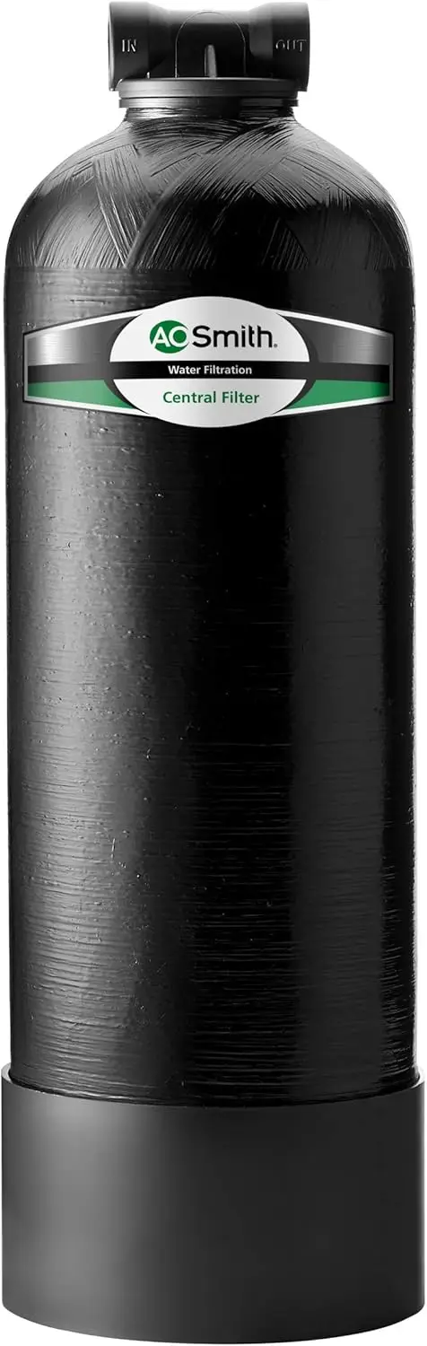 Sistema de filtrado de agua para toda la casa AO Smith - Filtración para toda la casa para agua de pozo y ciudad - Filtros 96,9% de sabor y olor al cloro