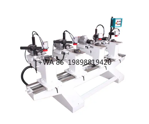 Woodworking Wood Furniture Horizontal Multi Four Head Multiple Spindle Hole Drilling Boring Driller Punching Making Machine CE