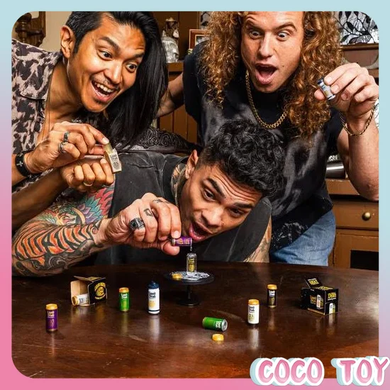 

Genuine new Miniverse Sparkling Water Blind Box Anime Figures Mystery Box Collectible Soda Drink Model Toy Gift for Kids