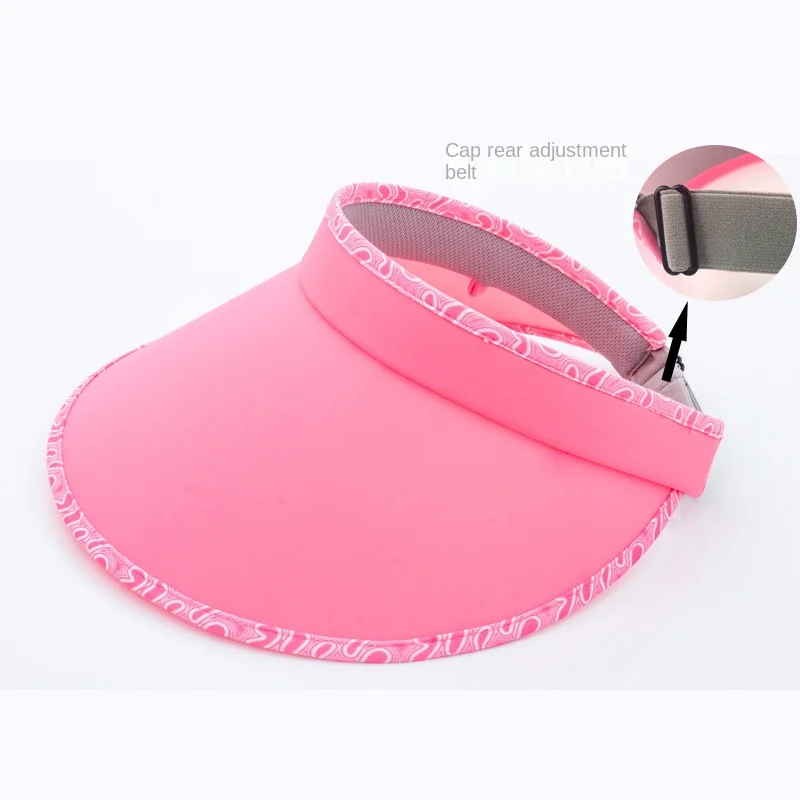 2022 Spring/Summer New Sunshade Hat Ice Silk Empty Top Hat Riding Versatile Sun Protection And UV Protection Sun Hat
