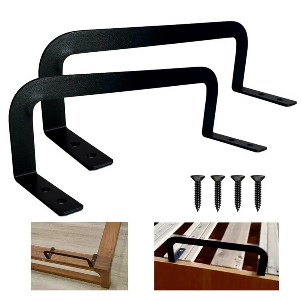 2 Pcs Mattress Retainer Bar Adjustable Bed Keep in Place Anti-skid Mattress Slide Stopper Wooden Bed Frame with Screws