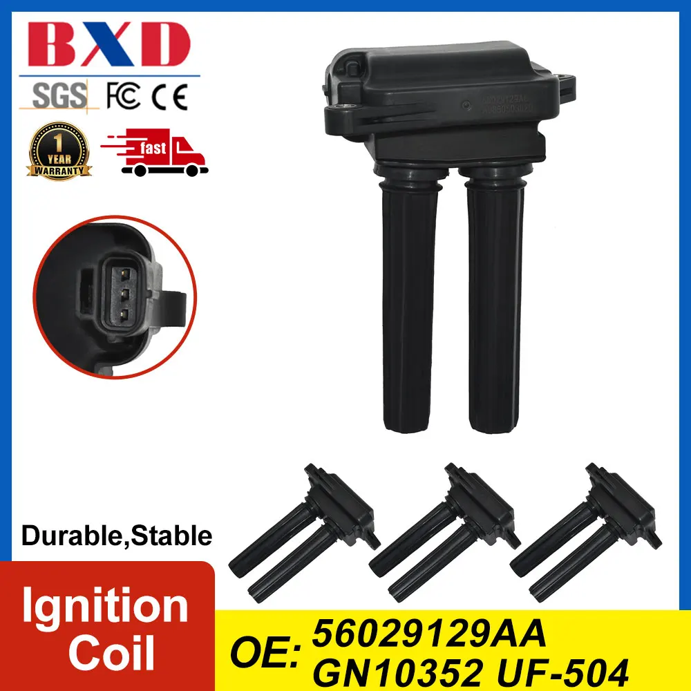 

1/4PCS Ignition Coil 56029129AA GN10352 UF-504 For Chrysler 300 Aspen, Dodge Magnum Durango Charger, Jeep Commander, Ram 1500