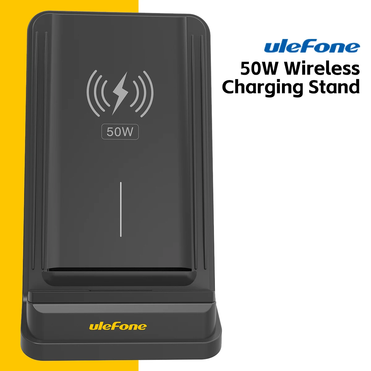 For Ulefone Armor 23 Ultra Smartphone Wireless Charging Holder Ulefone WCS01 50W Air Cooled Wireless Charging Stand