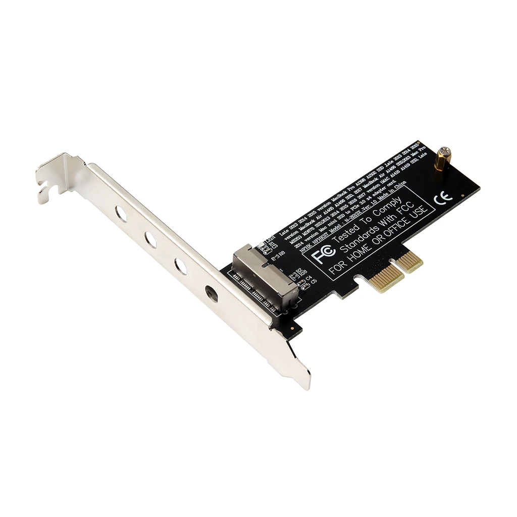 PCI Express Convert Card PCI-E 1X to 12+16 Pin 2013-2017 Mac Pro Air SSD Convert Card for A1493 A1502 A1465 A1466