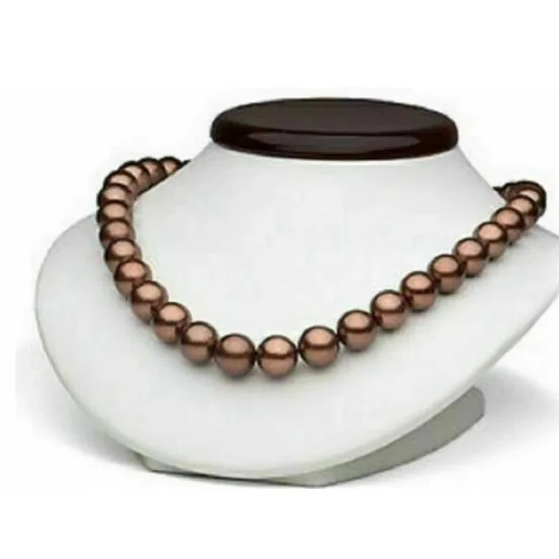 

Natural 10-11mm Chocolate Pearls Necklace, Free Shipping, Elegant Bridal Jewelry, Perfect Wedding Gift