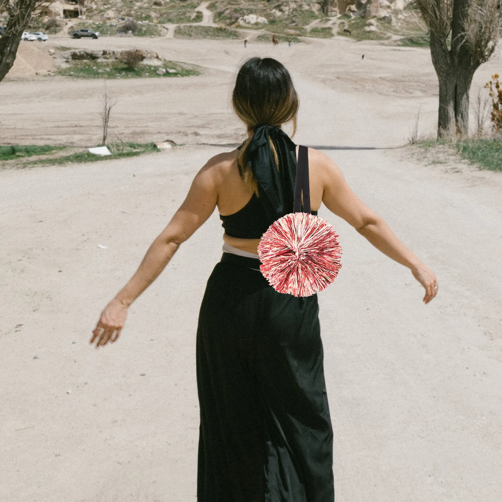 

Легкий ремень-держатель для помпонов, крепление на рюкзак, фиксирующий ремень для помпонов, аксессуары для чирлидинга, ремень для переноски