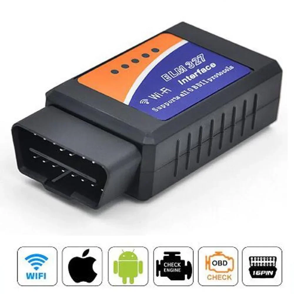 New ELM 327 V1.5 WIFI OBD2 WIFI Scanner Auto ODB2 ELM327 V2.1 Bluetooth For Android/IOS OBD 2 OBD2 Car Diagnostic Auto Tool