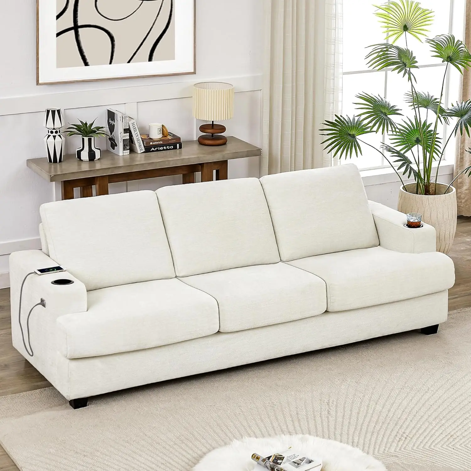 Hostack 89" Sofa, C…