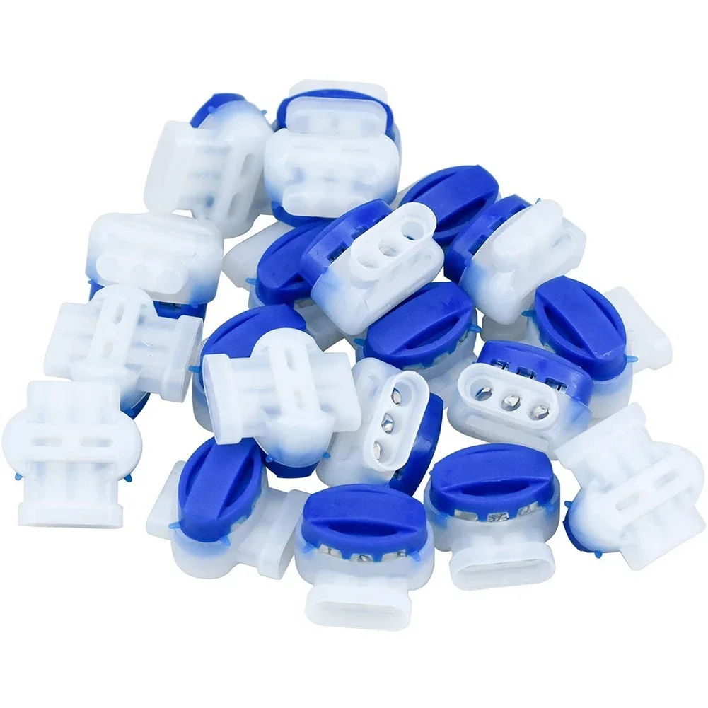10-100pcs Robotic Lawnmower Cable Connector Waterproof Gel Connector Terminal 3 pin Electrical 314 Wire Connectors Accessories