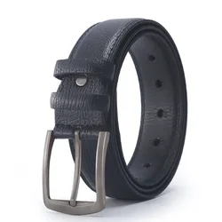 Cintura da uomo cintura in pelle cintura con fibbia ad ardiglione in lega di design di lusso da uomo Pu Fashion Strap Jeans maschili per uomo Casual