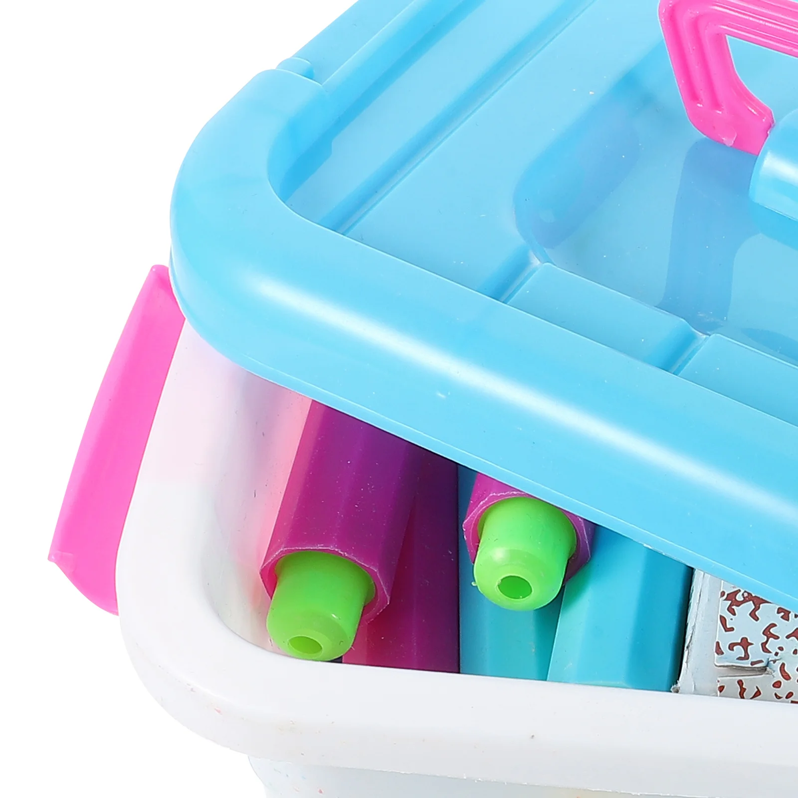 

1Set Colorful Chalk for Chalkboard Gypsum Material Classroom Chalk Set with Holder Clean Smooth Writing Suitable for Teachers